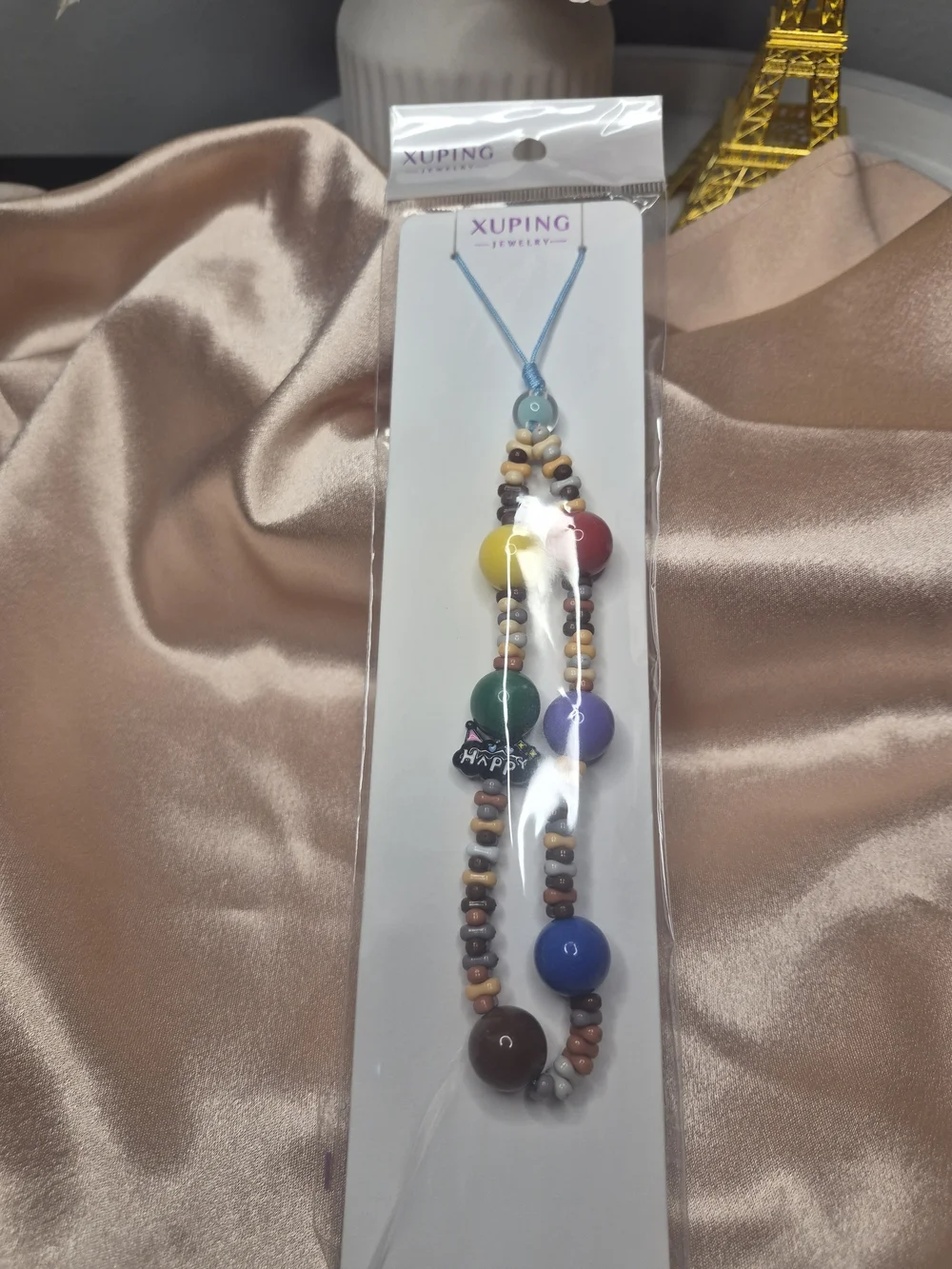 🌈✨💖 COLORFUL BEADED PHONE CHARM WRIST STRAP 💖✨🌈
